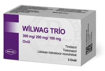 Wilwag Trio 300 mg/200 mg/100 mg Ovül (3 adet)