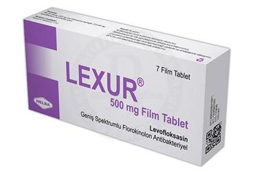 LEXUR 500 MG FILM KAPLI TABLET, 7 ADET
