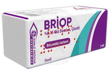 BRİOP % 0.15 GÖZ DAMLASI, ÇÖZELTİ, 1 ADET