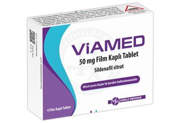 VİAMED 50 MG FİLM KAPLI TABLET, 4 ADET