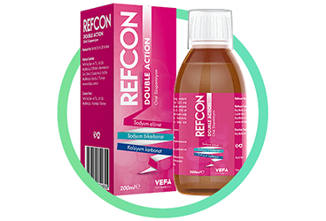 REFCON DOUBLE ACTION 50 MG + 21,3 MG +32 MG/ML ORAL SÜSPANSIYON