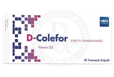 D-Colefor 4.000 I.U. Yumuşak Kapsül (30 adet)