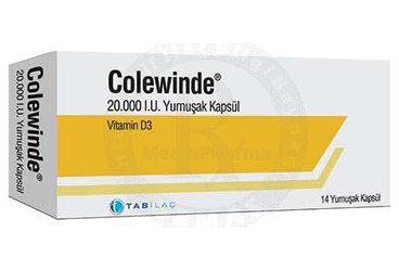 Colewinde 20.000 I.U. Yumuşak Kapsül (14 adet)
