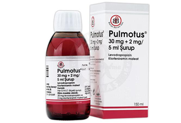 PULMOTUS 30 MG+ 2 MG/5 ML ŞURUP, 150 ML