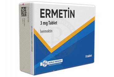 Ermetin 3 mg Tablet, 8 ADET