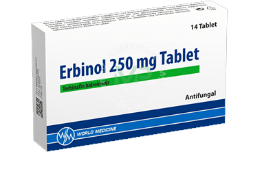 ERBİNOL 250 MG TABLET, 14 ADET