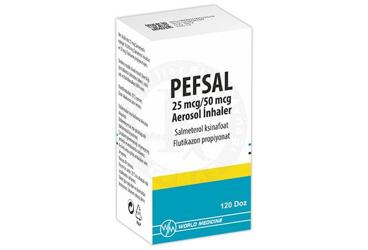 PEFSAL 25 MCG/50 MCG AEROSOL İNHALER , 120 DOZ