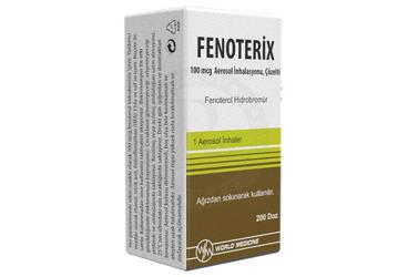 FENOTERİX 100 MCG AEROSOL İNHALASYONU, ÇÖZELTİ, 1 ADET