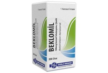 Beklomil 100 mcg Aerosol İnhalasyonu, Çözelti, 200 DOZ