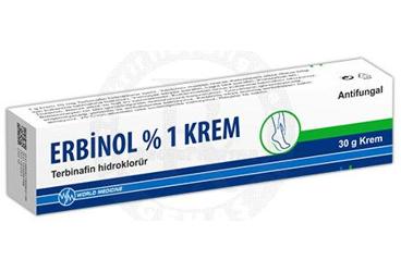 ERBINOL % 1 KREM ,1 TÜP
