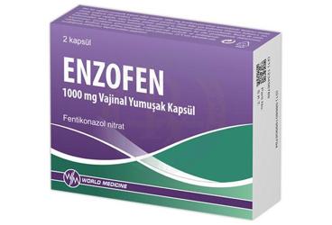 ENZOFEN 1000 MG VAJİNAL YUMUŞAK KAPSÜL, 2 ADET