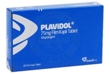PLAVIDOL 75 MG FILM KAPLI TABLET, 28 ADET