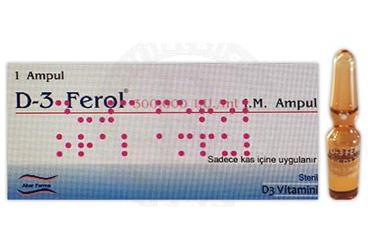 D-3 FEROL 300.000 IU/ML IM/ORAL AMPUL
