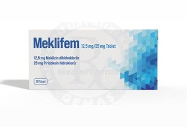 Meklifem 12,5 mg/25 mg Tablet (30 adet)
