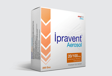 İPRAVENT 20 MCG/100 MCG AEROSOL İNHALASYONU, SÜSPANSİYON (200 DOZ)