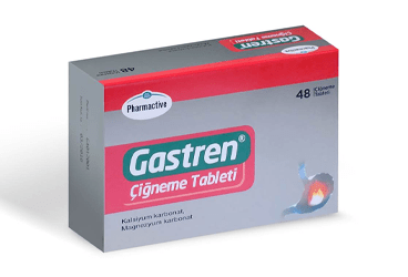 GASTREN 680 MG/80 MG ÇIĞNEME TABLETI ,48 ADET
