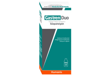 GASTREN DUO 600 MG+70 MG+150 MG/ 5ML SÜSPANSİYON, 100 ML