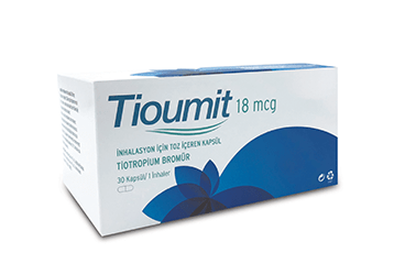 TİOUMİT 18 MCG İNHALASYON İÇİN TOZ İÇEREN KAPSÜL, 30 KAPSÜL