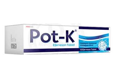 POT-K 1,56 G EFERVESAN TABLET, 15 ADET