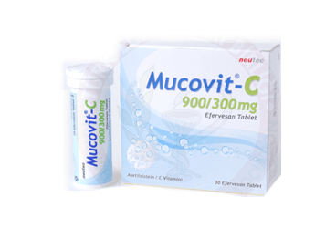 MUCOVIT-C 900/300MG EFERVESAN TABLET, TABLET, 30 ADET