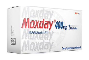 MOXDAY 400 MG FILM TABLET, 7 ADET