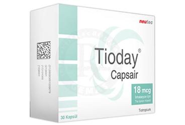 TIODAY CAPSAIR 18 MCG İNHALASYON İÇİN TOZ İÇEREN KAPSÜL, 30 ADET