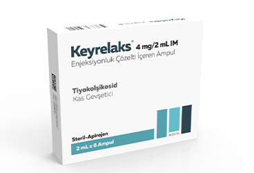 KEYRELAKS 4 MG/2 ML IM ENJEKSİYONLUK ÇÖZELTİ, 6 AMPUL
