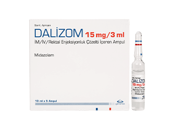 DALIZOM 15MG/3ML IM/IV/REKTAL ENJEKSIYONLUK/İNFÜZYONLUK ÇÖZELTI, 5 AMPUL