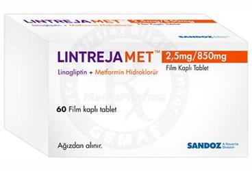 LİNTREJAMET 2,5 MG/850 MG FİLM KAPLI TABLET, 60 ADET