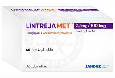 LİNTREJAMET 2,5 MG/1000 MG FİLM KAPLI TABLET, 60 ADET