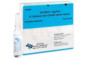 SETREX 3MG/3ML IV İNFÜZYONLUK ÇÖZELTİ, 5 ADET