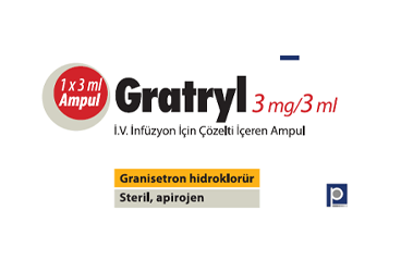 GRATRYL 3 MG/3 ML IV INFUZYON ICIN COZELTI ICEREN AMPUL, 1 ADET