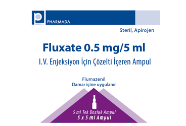 FLUXATE 0.5 MG/5 ML I.V. ENJEKSIYON IÇIN ÇÖZELTI IÇEREN AMPUL ,AMPUL, 5 ADET