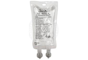 TURKFLEKS % 0,5 METRONİDAZOL I.V. İNFÜZYONLUK ÇÖZELTİ, 100 ML SETSİZ
