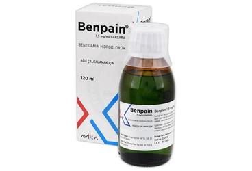 BENPAİN 1,5 MG/ML GARGARA, 120 ML