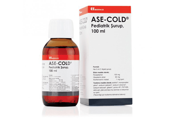 ASE-COLD 120 mg+50mg+1mg/5 ml PEDİATRİK ŞURUP
