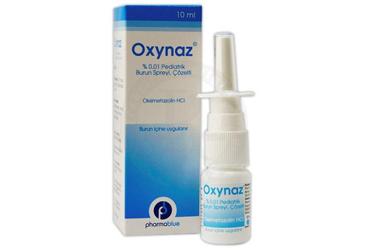OXYNAZ %0,01 PEDİATRİK BURUN SPREYİ, ÇÖZELTİ, 10 ML