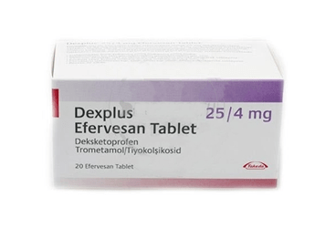 DEXPLUS 25/4 MG EFERVESAN TABLET, 20 ADET