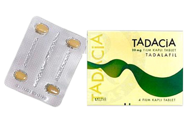 TADACİA 20MG FİLM KAPLI TABLET, 4 ADET