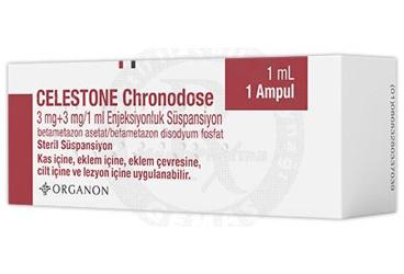 CELESTONE CHRONODOSE 3 MG + 3 MG /1 ML ENJEKSİYONLUKSÜSPANSİYON, 1 ADET