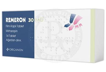 REMERON 30 MG FİLM KAPLITABLET, 14 ADET