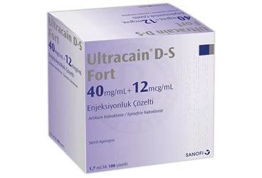 ULTRACAIN D-S FORTE 40 MG/ML+12 MCG/ML ENJEKSİYONLUK ÇÖZELTİ İÇEREN AMPUL