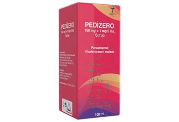 Pedizero 160 mg + 1 mg/5 mL Şurup, 100 ML