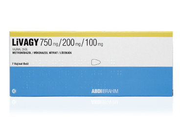 LİVAGY 750 MG/200 MG/100 MG VAJİNAL OVÜL, 7 ADET