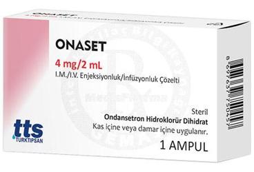 ONASET 4 MG/2 ML I.M./I.V. ENJEKSİYONLUK/İNFÜZYONLUK ÇÖZELTİ , 1 ADET