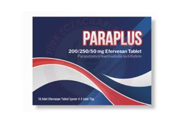 PARAPLUS 200 MG/250 MG/50 MG EFERVESAN TABLET, 20 ADET