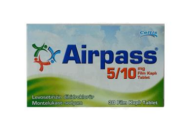 AIRPASS 5/10 MG FILM KAPLI TABLET, 30 ADET
