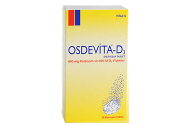 OSDEVİTA D3 600 MG / 400 IU EFERVESAN TABLET, 30 ADET