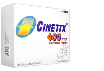 CINETIX 400 MG EFERVESAN TABLET, 30 ADET