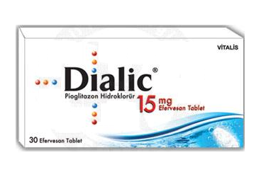 DIALIC 15 MG EFERVESAN TABLET, 30 ADET